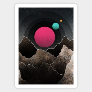 The three planets Sticker